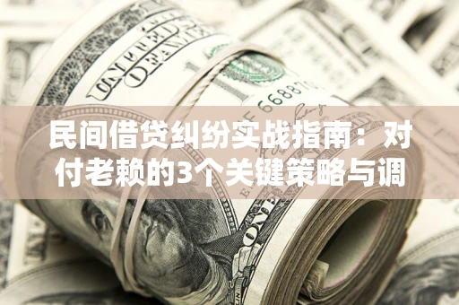 北京民间借贷纠纷实战指南：对付老赖的3个关键策略与调解盲区解析