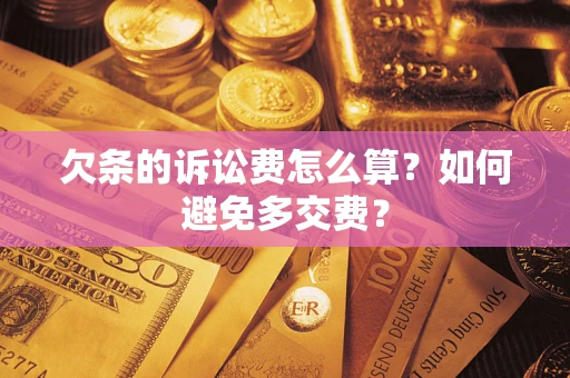 北京欠条的诉讼费怎么算？如何避免多交费？