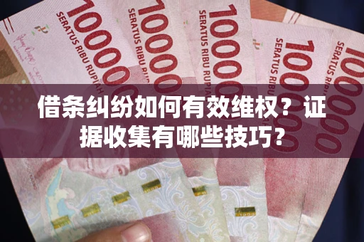 北京借条纠纷如何有效维权？证据收集有哪些技巧？