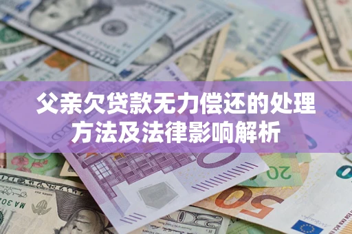 北京父亲欠贷款无力偿还的处理方法及法律影响解析